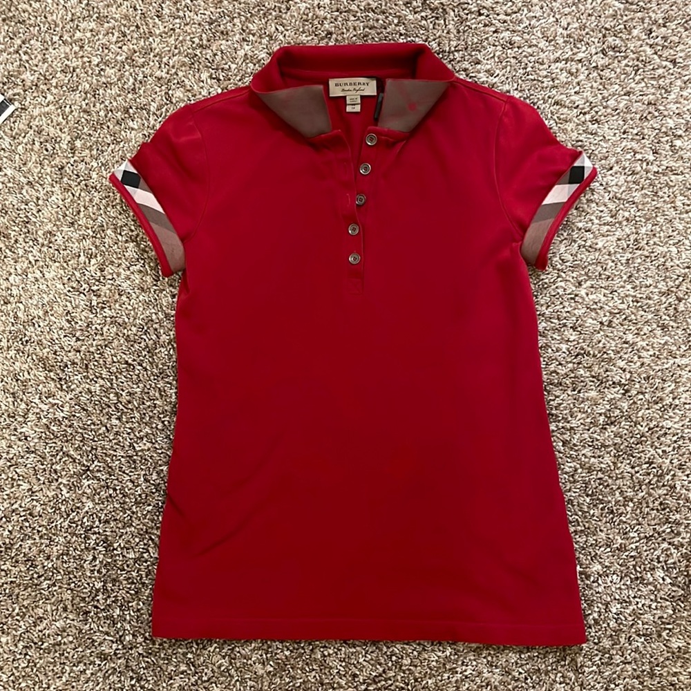 Unisex Burberry Red Shirt